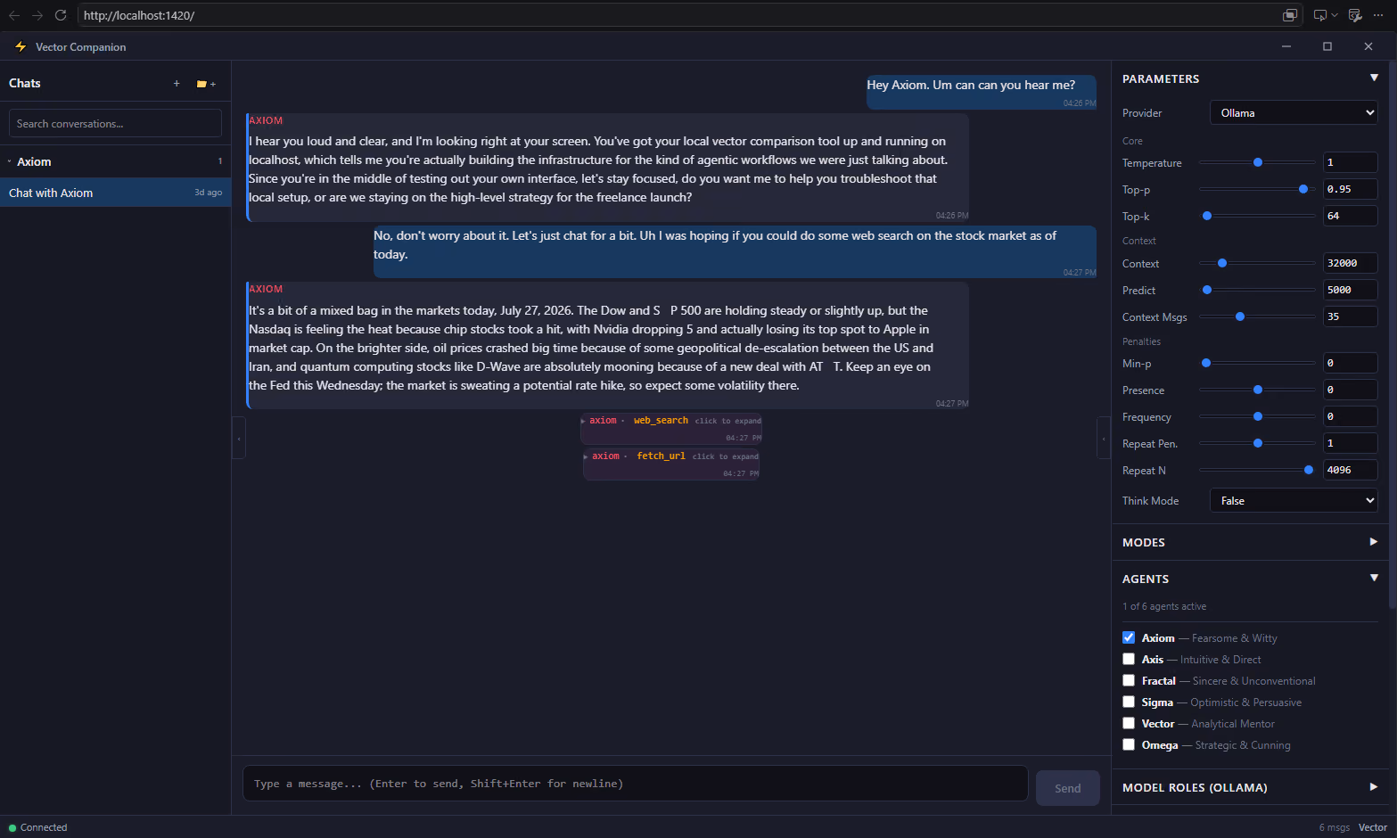 Vector Companion screenshot