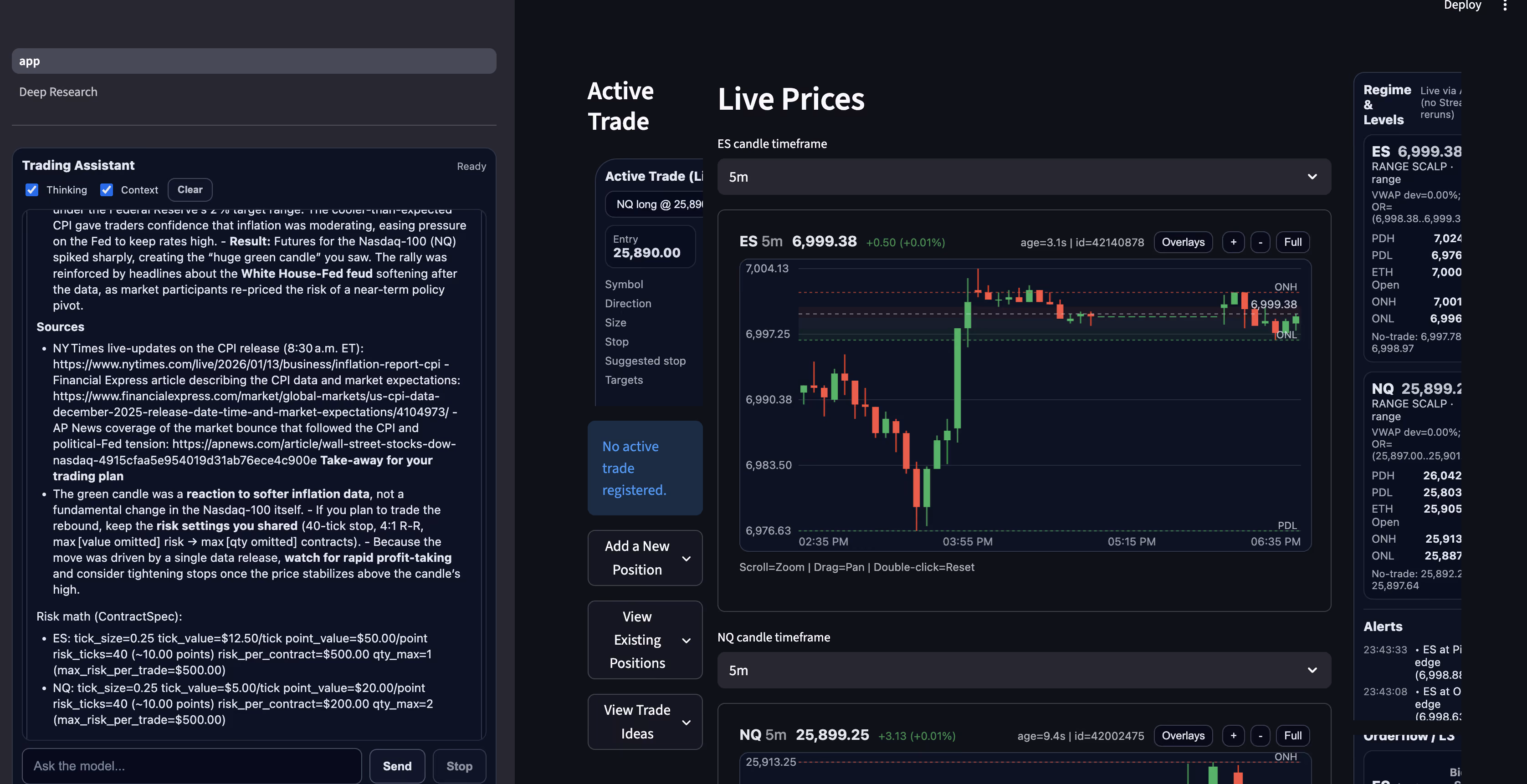 Market Analysis & Alerting System screenshot
