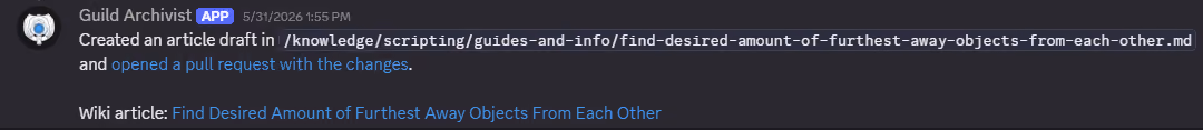Bot PR notification creating a new wiki article for Farthest Point Sampling